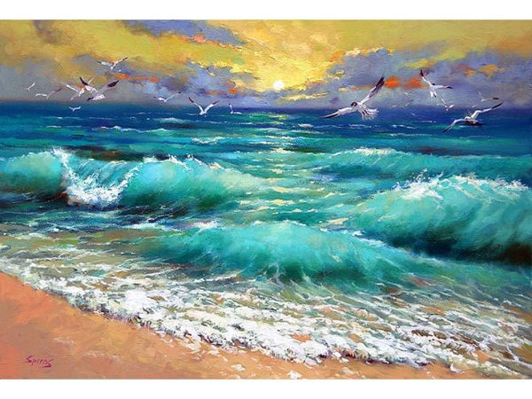 Морской пейзаж Татьяны Букреевой