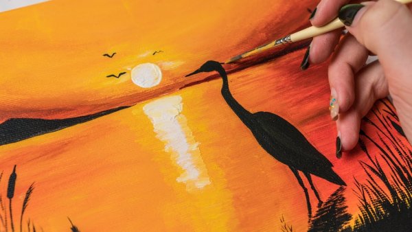 Красками для начинающих