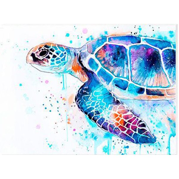 Морская черепаха акварель