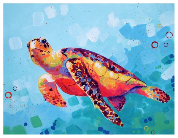 Постер черепаха