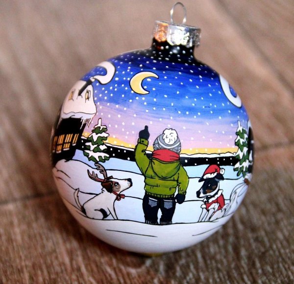 Роспись елочных игрушек