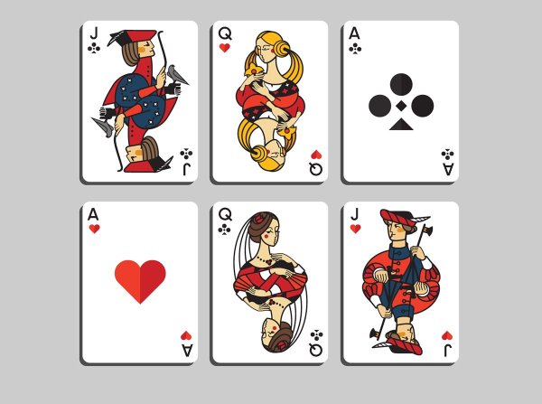 Панно игральные карты