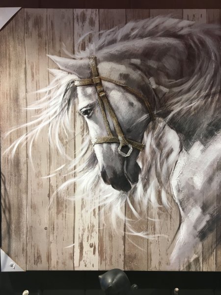 Лошадь акриловыми красками