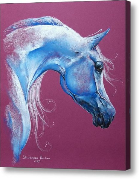 Единорог пастелью