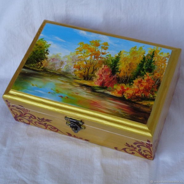 Разрисовать шкатулку