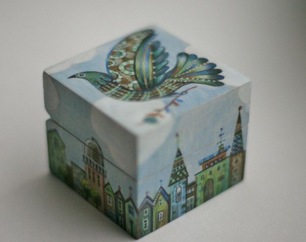 Шкатулка ручная роспись