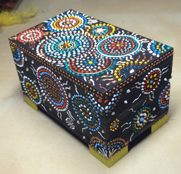Жестовская роспись шкатулка