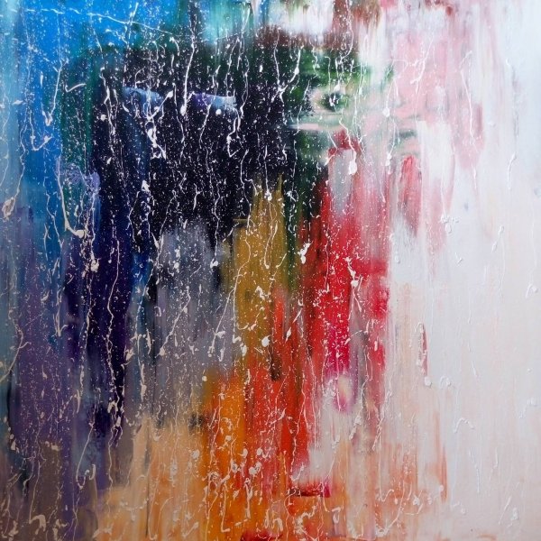 Картины размазанные краски