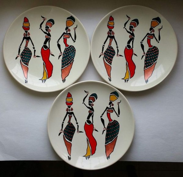 Мастер класс по росписи тарелок