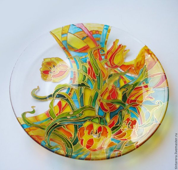 Роспись керамики акриловыми красками
