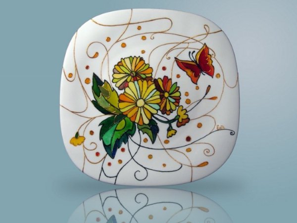 Роспись тарелок