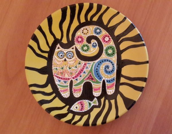 Декоративная роспись акрилом