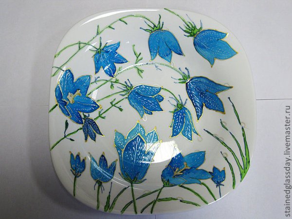 Роспись керамики акрилом