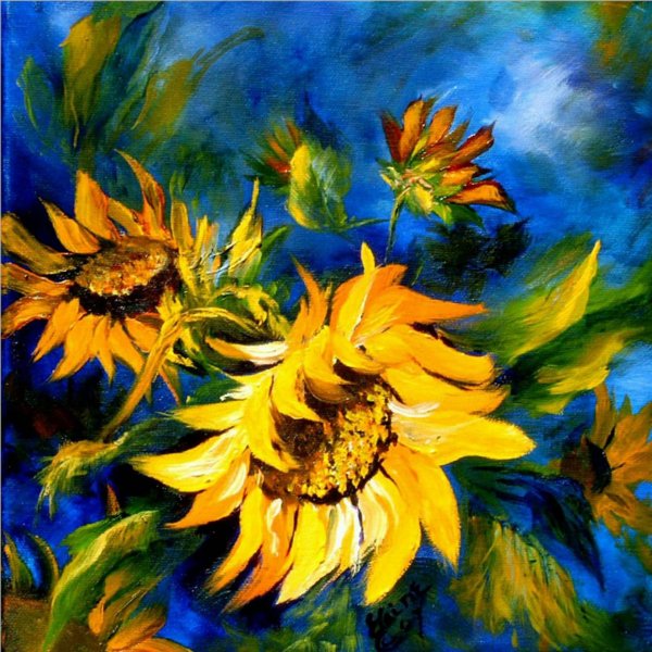 Феникс Райт Подсолнухи