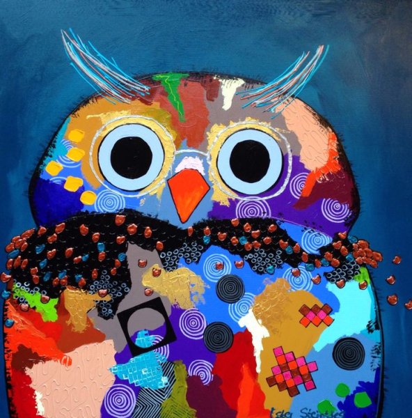 Коллаж Сова