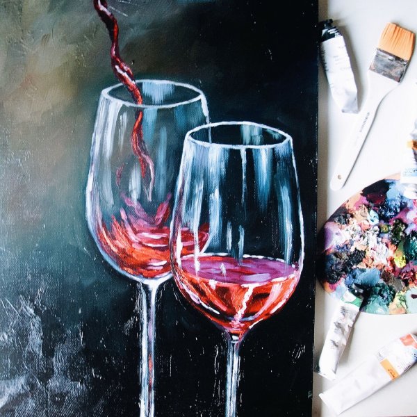 Бокал с вином