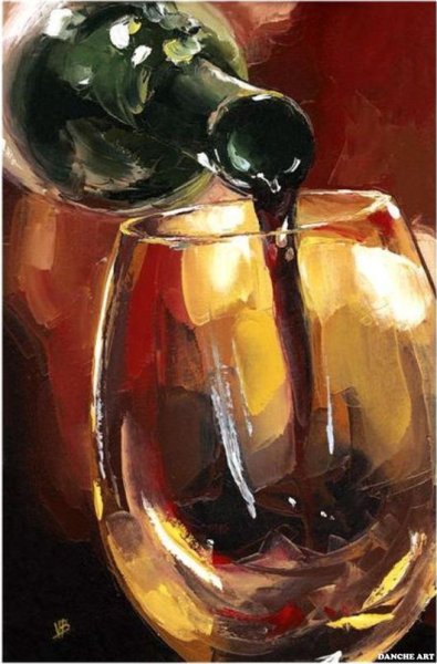 Виктор Бауэр художник картины вино