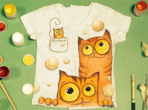 Роспись футболок для детей