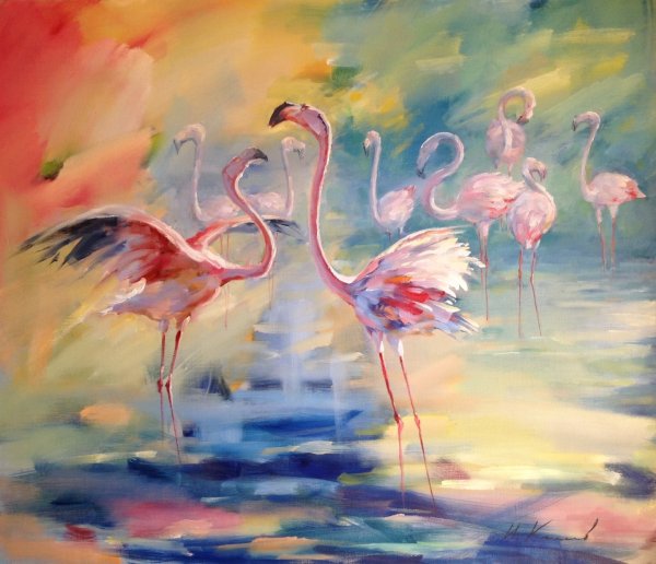 Правополушарное рисование Журавли