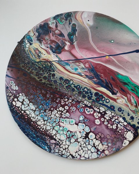 Флюид арт техника