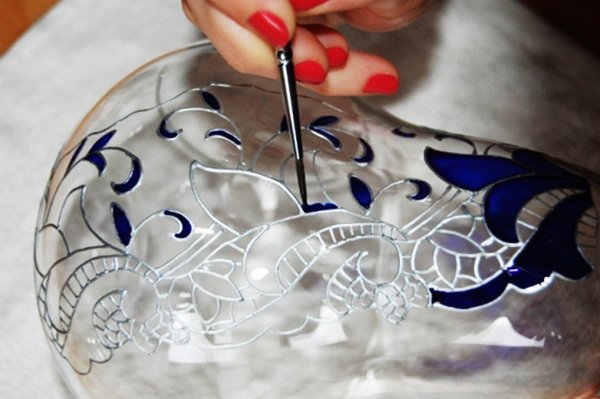 Роспись по стеклу мастер класс