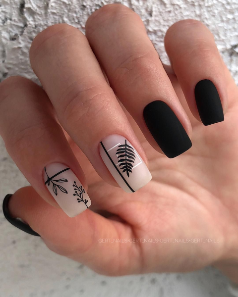 Рисунки на ногтях пошагово