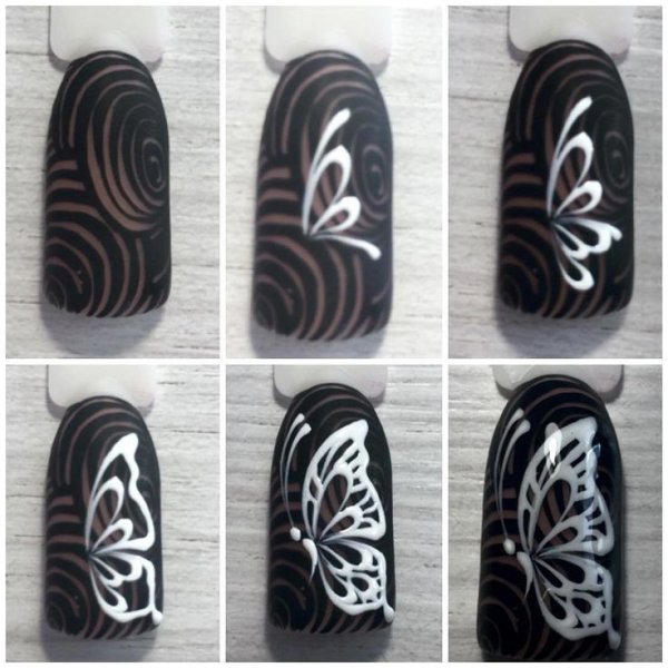 Вензеля на ногтях