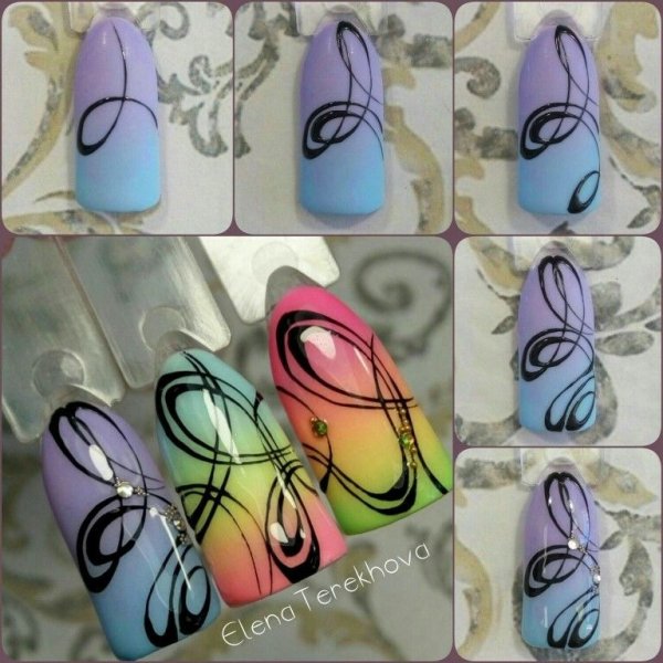 Художественная роспись на ногтях
