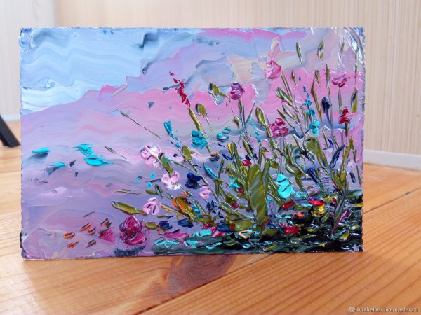 Миниатюры маслом на холсте