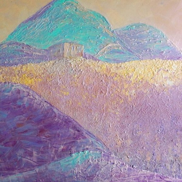 Живопись перламутровым акрилом