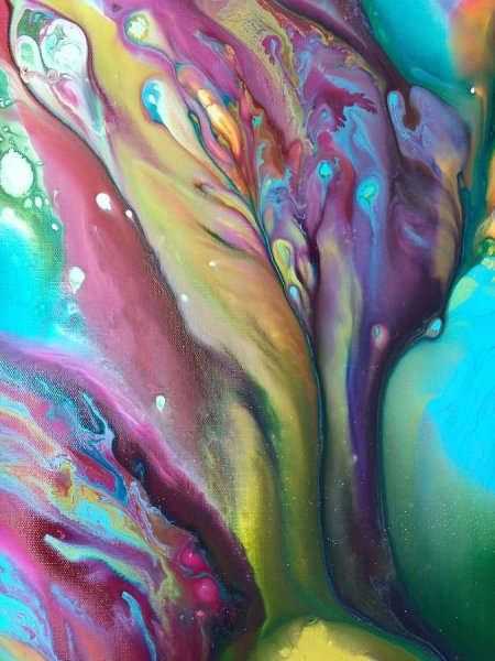 Абстракция акрилом