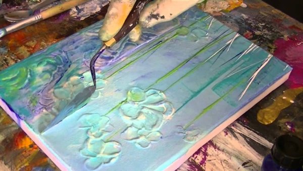 Рисование на фанере масляными красками