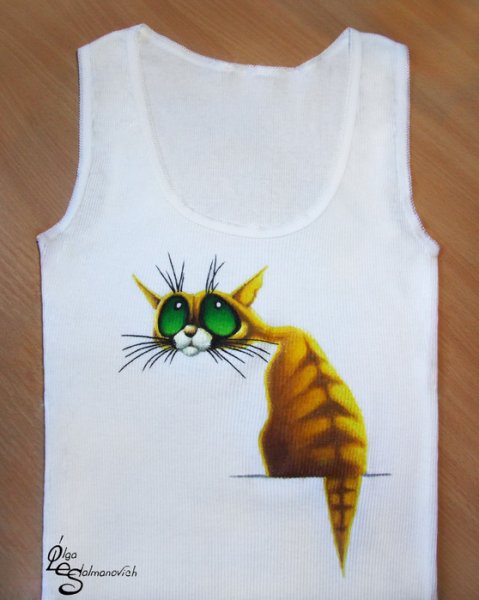 Роспись футболки для начинающих