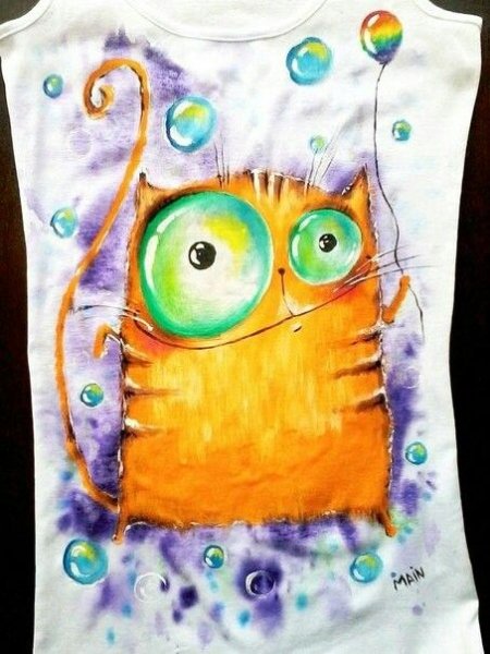 Классные рисунки на ткани