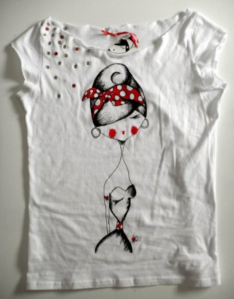 Рисование на футболках