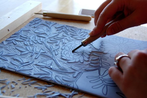 Оттиск на бумаге