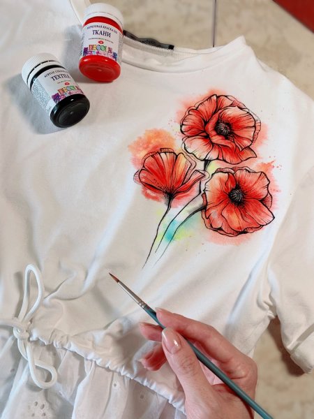 Роспись футболок