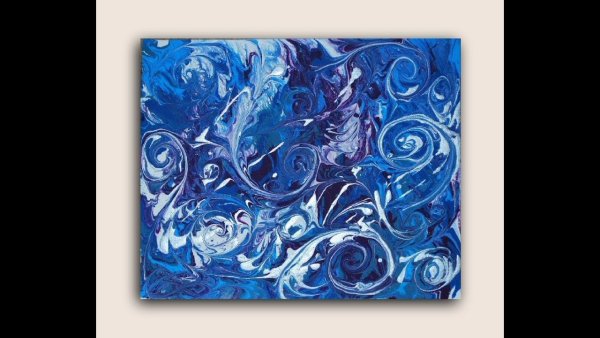 Картины акриловыми красками металлик