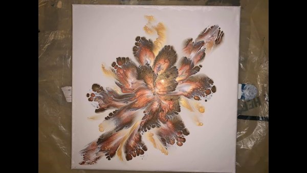 Акрил металлик картины