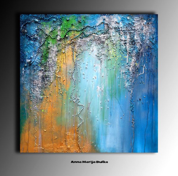 Абстрактные картины акрилом