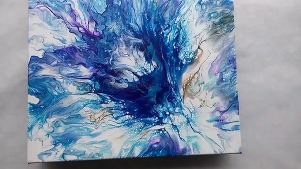 Акрил металлик картины