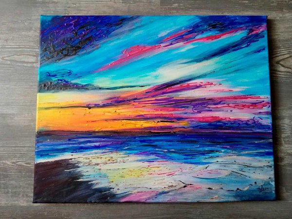 Картины акрилом на холсте