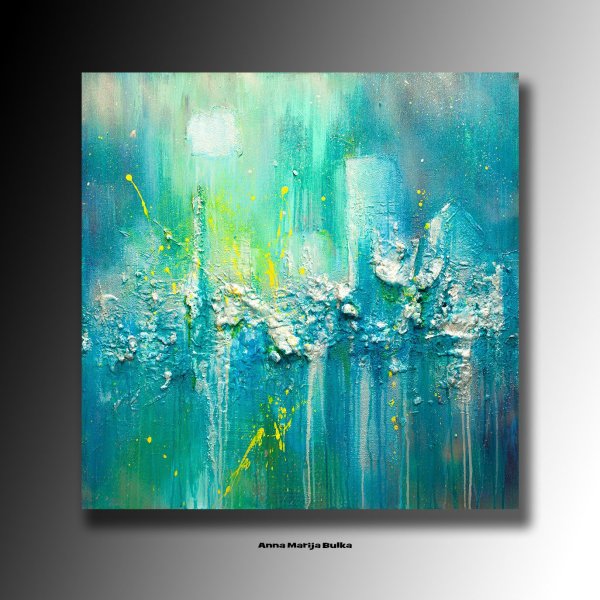 Абстракция акрилом