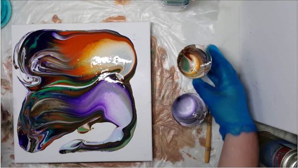 Рисование заливкой акриловые и красками