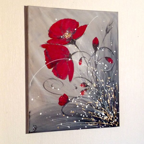 Живопись акрилом на холсте