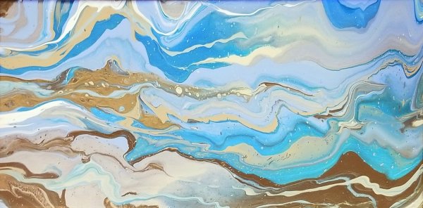 Акриловые разводы