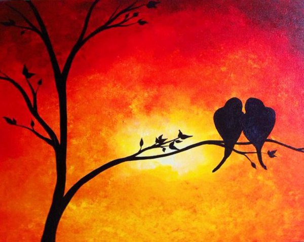 Картина силуэт