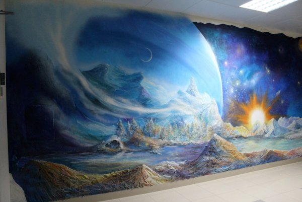 Аэрография на стенах