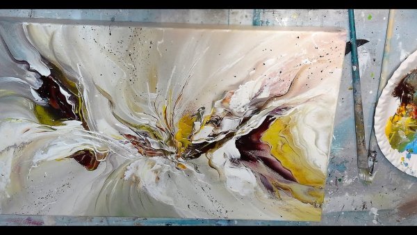 Наливные картины акрилом Луизы Сартори