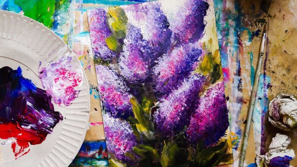 Правополушарное рисование арт Клякса